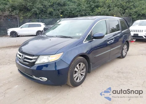 2014 Honda Odyssey Ex-L z USA, uszkodzony, nr VIN 5FNRL5H67EB002082